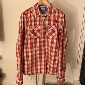 Superdry button up size XL